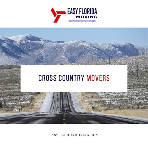 Cross Country Moving | Full-Service Moving | Easy Florida Moving