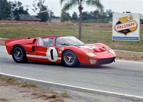 Ken Miles Lloyd Ruby Ford Gt40 Mark Ii Roadster Sebring 12 Hours 1966