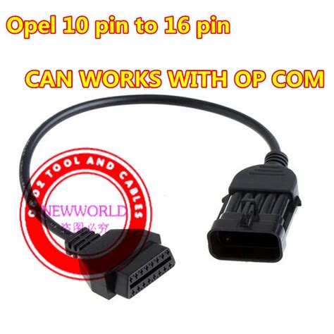 Opel Pin Pin To Pin Obd Car Extension Diagnostic Tool Adapter