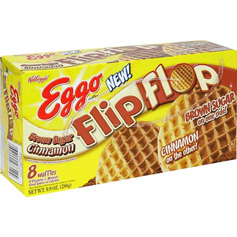 Eggo Flip Flop Waffles, Brown Sugar Cinnamon | Pancakes & French Toast ...