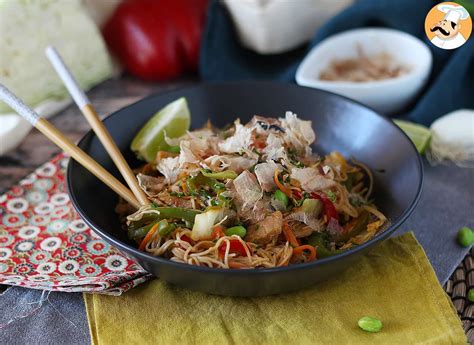 Yakisoba Gebratene Nudeln Mit Gem Se Rezept Petitchef