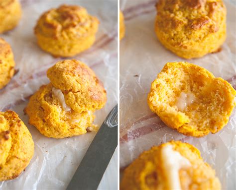 Homemade Sweet Potato Biscuits With Honey Butter