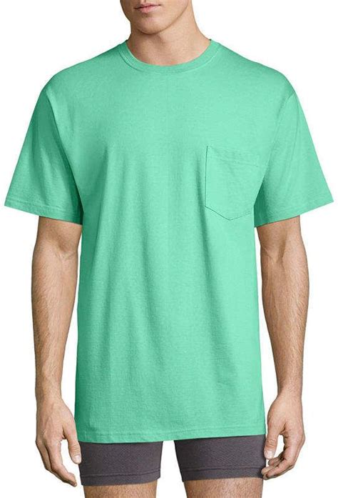 Stafford Performance Heavyweight Crew Pocket Tee W Wicking Big And Tall Mens Big And Tall Big