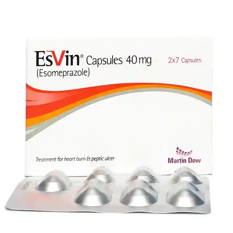 Esvin 40mg Capsules Uses, Side effects & Price in Pakistan