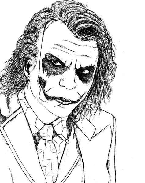 Disegni Da Joker Colorare Stampa Gratis Dc Comics