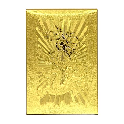 Пластиковые игральные карты Золотой Дракон | КрутиГолов