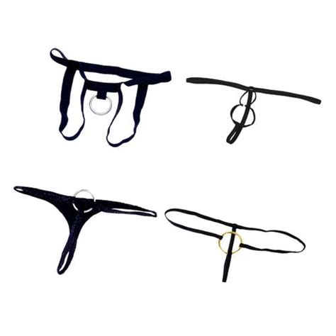 String Homme Sexy Ouvert Erotique Anneaux T Back Slip Lingerie String Sexy Noir Rakuten