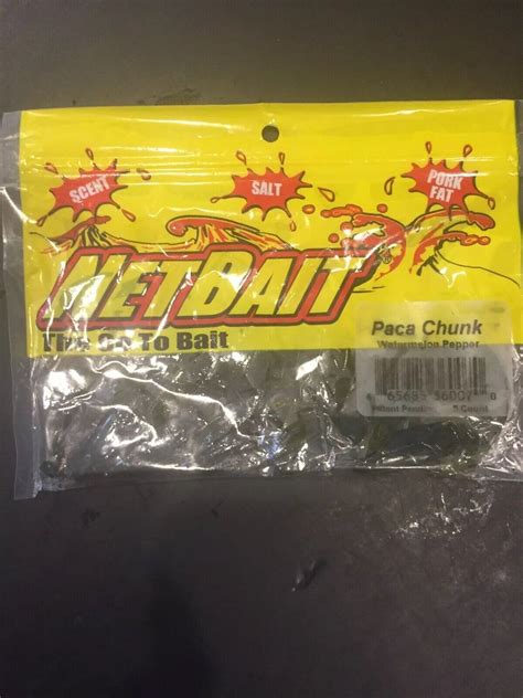 Netbait Paca Chunk 3” 6pk Watermelon Pepper Yellow Pack Ebay