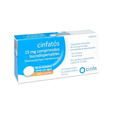 Cinfatós 15 mg 20 Comprimidos Bucodispersables Vistafarma