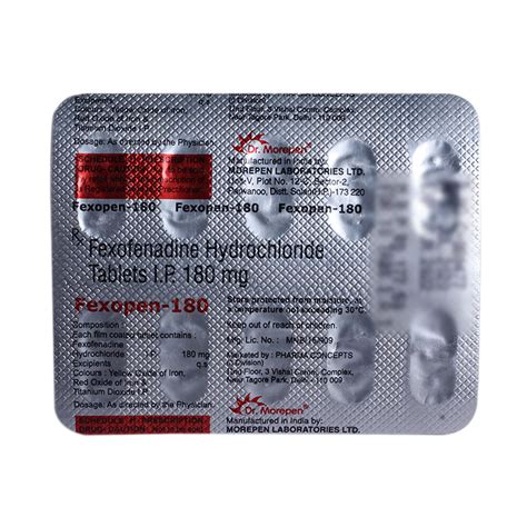 Fexopen Mg Tablet S Price Uses Side Effects Composition