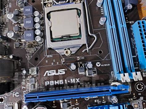 Материнская плата комплект Asus P8H61-MX, LGA1155, б/у, в наличии. Цена ...