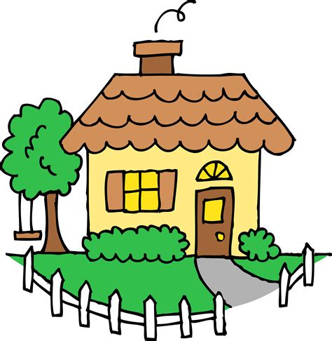 Little Yellow House Clipart Free Clip Art