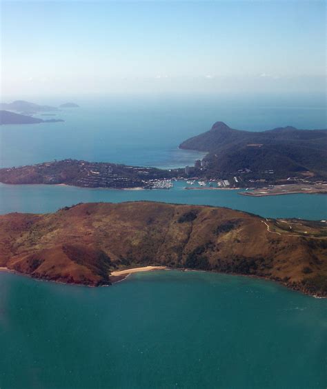 Photo Of Dent Island From The Air Free Australian Stock Images