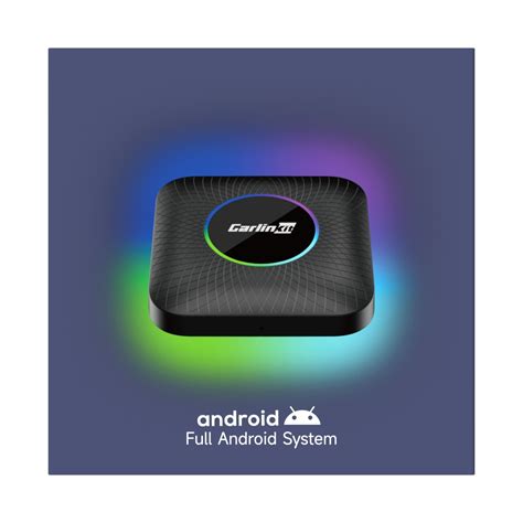CarlinKit CarPlay Ai TV Box LED USB Plus Android13 Qualcomm 6225 8-Core ...
