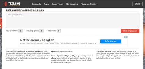 Rekomendasi Situs Web Cek Plagiarisme Akurat Dan Gratis Secara Online