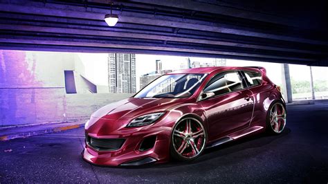 Розовый автомобиль - обои для рабочего стола, картинки, фото