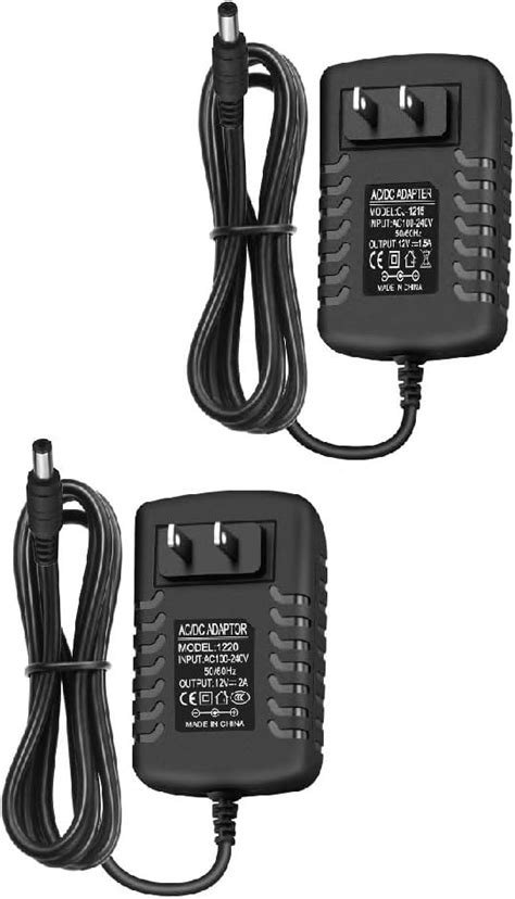 Amazon.com: DC 12V 2A Power Supply Adapter, DC 12V 1.5A 18W Switching ...