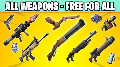 All Weapons FFA - NEW 3269-7978-9066 by iconicgames - Fortnite