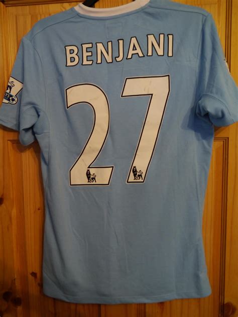 Manchester City Home Football Shirt Sponsored By Etihad