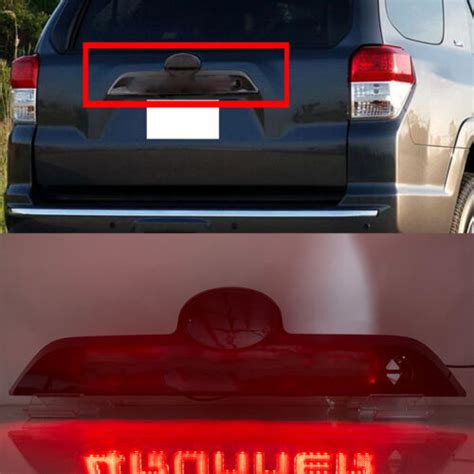 Black LED Trunk Tail Lights 3rd Brake Stop Lamp Fit For Toyota 4Runner