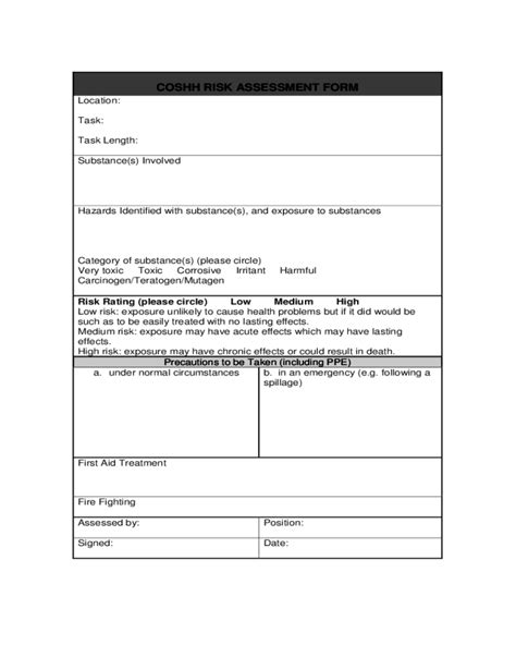 Infection Control Risk Assessment Form Fillable Printable Pdf