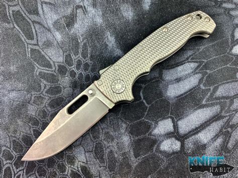 Demko Custom Knives Mg Ad20 Shark Lock 20cv Blade All Titanium