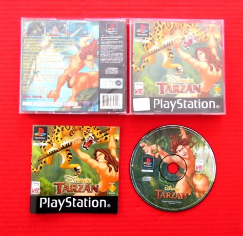 DISNEY S TARZAN PS1 Black Label Game Complete With Manual PlayStation 1