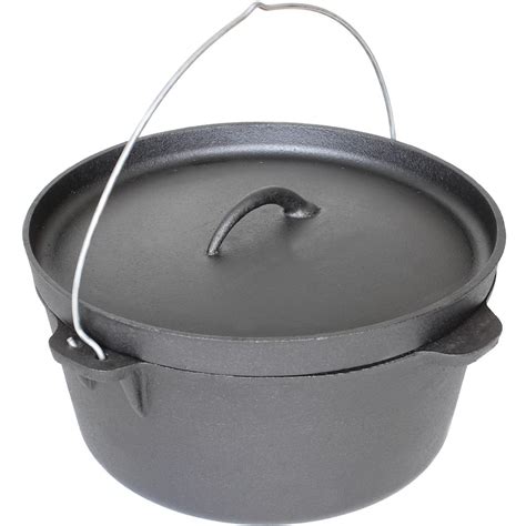 Cajun Classic 16 Quart Seasoned Cast Iron Camp Pot Gl10480s Bbqguys