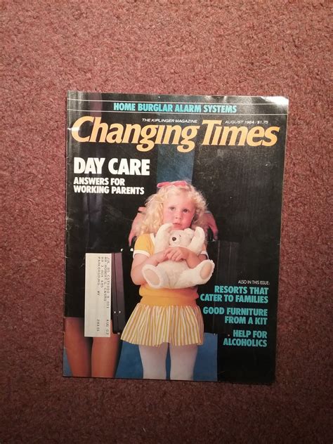 Changing Times Magazine August 1984, Daycare 07071691441