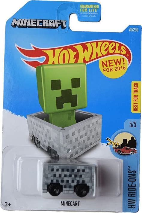 Amazon Hot Wheels Minecart Minecraft 70 250 Toys Games