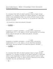 Week 3 Homework Docx Quiz Submissions Week 3 Knowledge Check