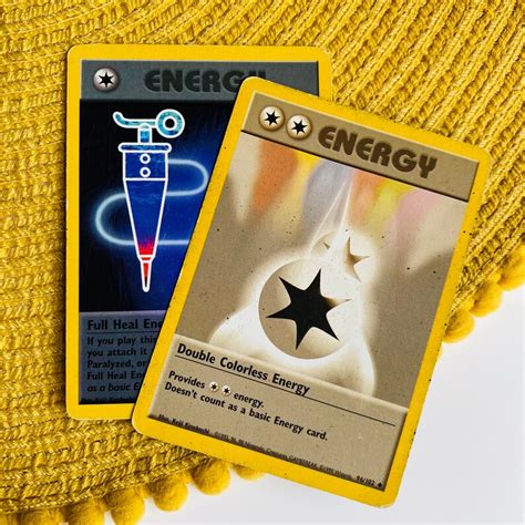 Pokémon TCG Game Cards Grass Water Fighting Heal Psychic Fire - Etsy