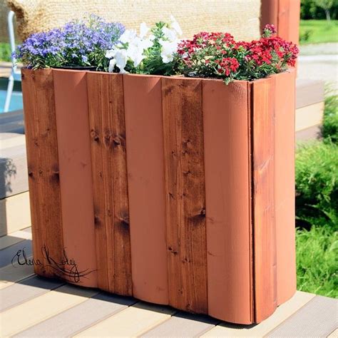 Мастерим большие вазоны из досок «блок-хаус» | Журнал Ярмарки Мастеров ...