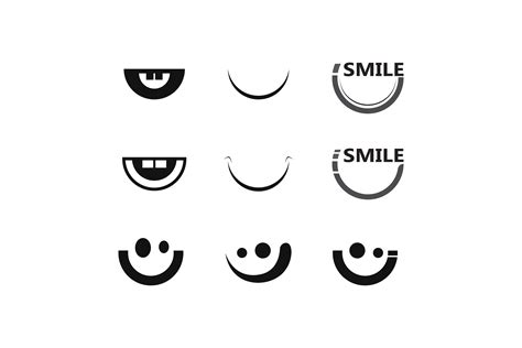 Smile Emoticon and Logo Design Vector Grafik Von anggasaputro4489