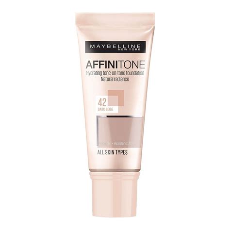 Maybelline New York Тональный крем для лица Affinitone №42 Dark Beige ...