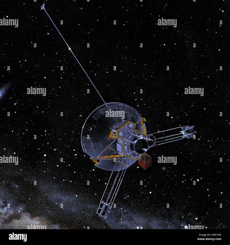 Pioneer 10-11 spacecraft Stock Photo - Alamy