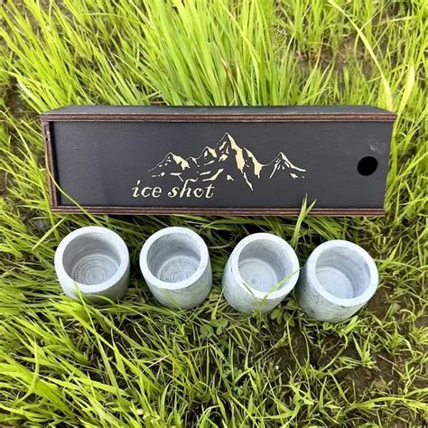 Купить рюмки из камня стеатита «ICE SHOT» 4 штуки в Минске в интернет ...