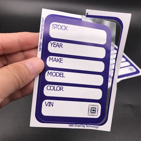 Custom Printed Iso A Mhz Rfid Stickers On Window For Windows