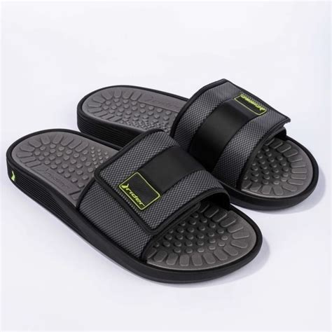 Chinelo Masculino Slide Rider Infinity Fuse Grendene Preto E Verde