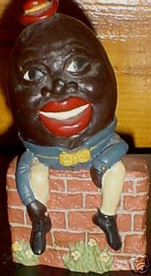 Negro Black African American Humpty Dumpty Sit On Wall | #23518779