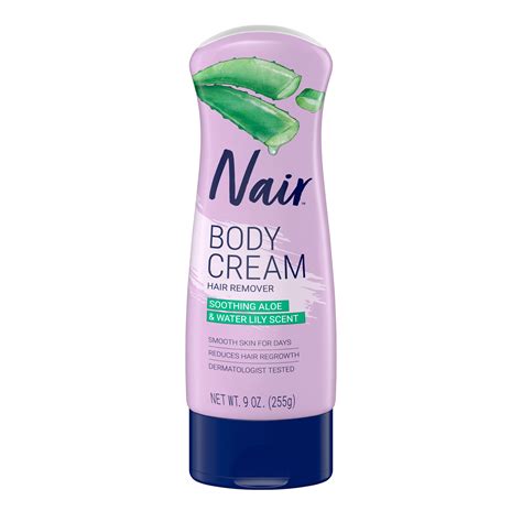 Nair Aloe And Water Lily Hair Removal Body Cream 9 0 Oz