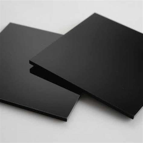 Acrylic Sheet - Black | Polytech Plastics