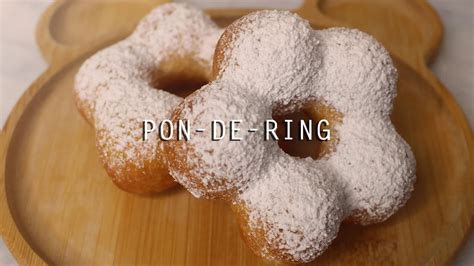 Easy Pon De Ring ~ Chewy Mochi Donut Recipes Youtube