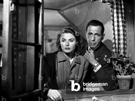 Image Of Ingrid Bergman And Humphrey Bogart Casablanca 1943 Directed