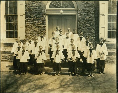 Photograph Of The Boys Choir At St James Church Kingsessing 1940