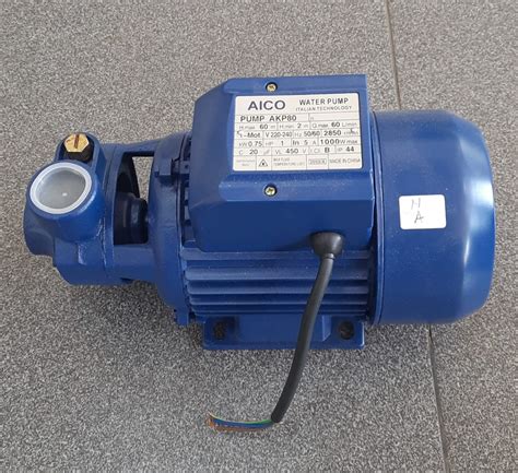 1hp 60m 50L M Centrifugal Water Booster Pump AKP80 750Watts Cast Iron 1