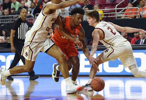 Elijah Hughes Buddy Boeheim Carry Syracuse Past Boston College 84 71