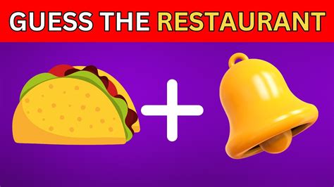 Only 1 Can Guess All The Fast Food Restaurants By Emojis Fast Food