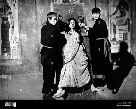 Marie Versini On Set Of The Britishwest German Film The Brides Of