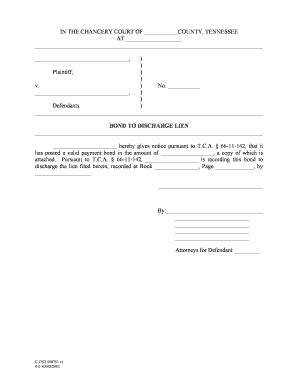 Fillable Online In The Chancery Court Of County Tennessee Fax Email